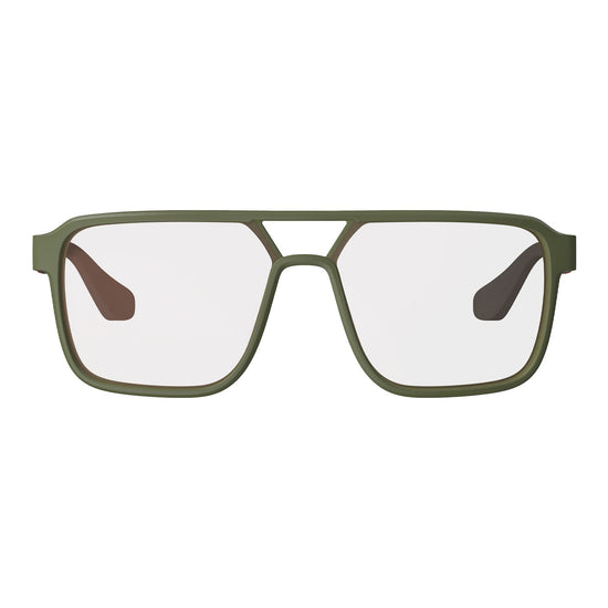 Leatt TheViz Sunglasses Pyrenees - Satin Green Polarized Silver 20 VLT