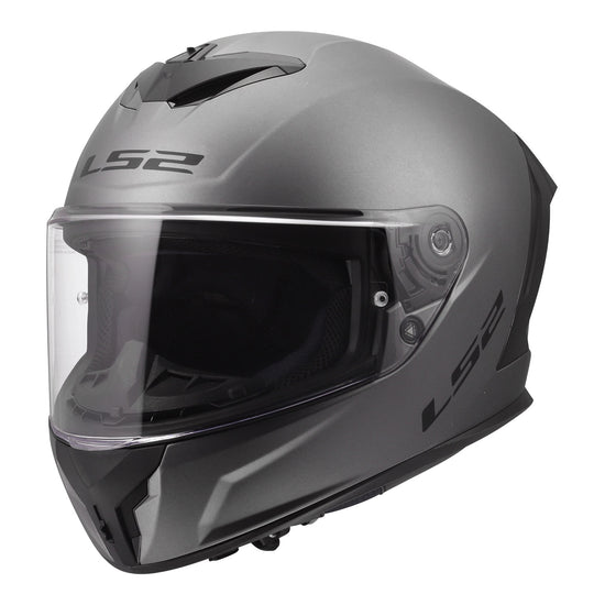 LS2 FF820 Rapid III Solid Helmet - Matte Titanium