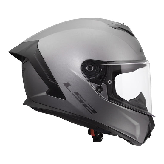 LS2 FF820 Rapid III Solid Helmet - Matte Titanium