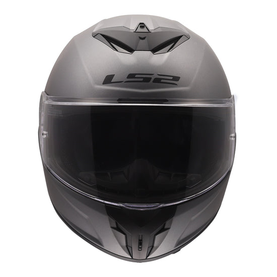 LS2 FF820 Rapid III Solid Helmet - Matte Titanium