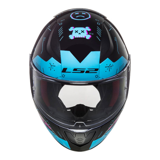 LS2 FF353 Rapid Player Helmet - Black / Blue