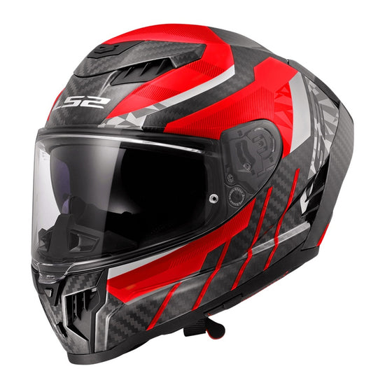 LS2 FF807 Dragon Trax Helmet - Black / Carbon