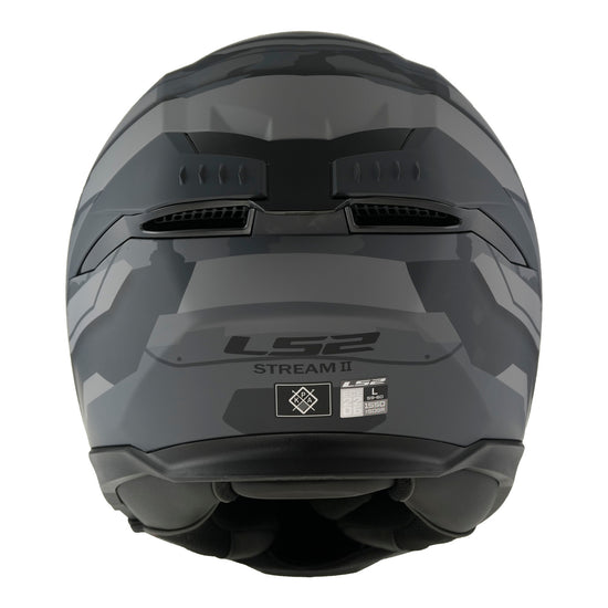 LS2 FF808 Stream II Shadow Helmet - Matte Titanium / Grey 06