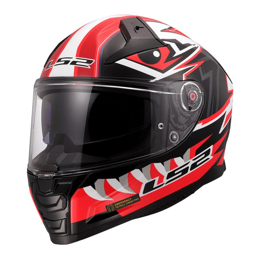 LS2 FF811 Vector II Buntri Helmet - Black / Red