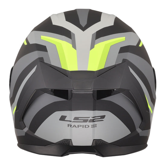 LS2 FF820 Rapid III Hyper Helmet - Black / Hi-Vis Yellow