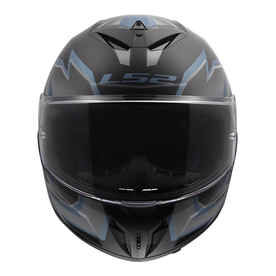 LS2 FF820 Rapid III Xtrem Helmet - Black / Blue Petrol