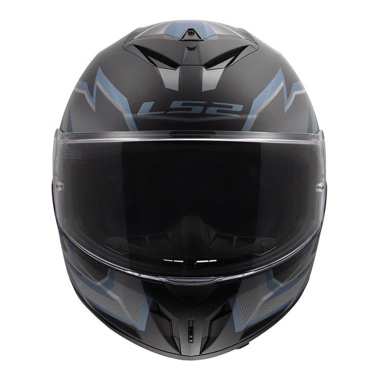 LS2 FF820 Rapid III Xtrem Helmet - Black / Blue Petrol
