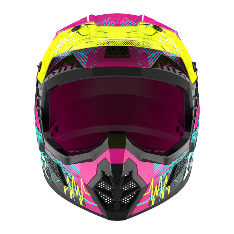 LS2 MX706J COZ Gorilla Helmet - Gloss Purple