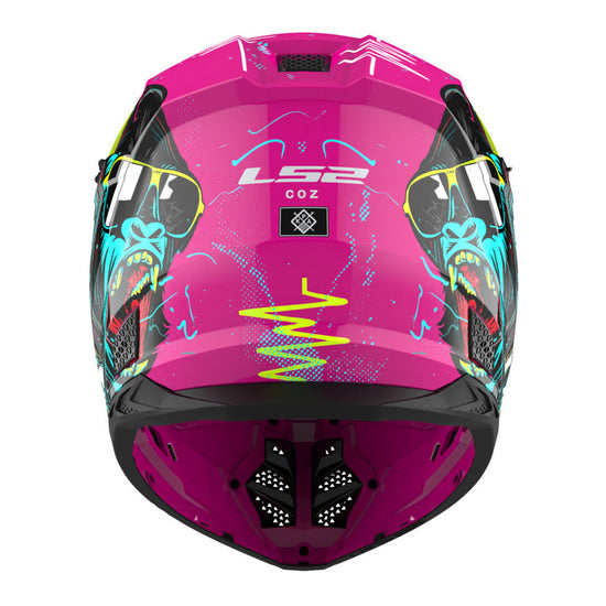 LS2 MX706J COZ Gorilla Helmet - Gloss Purple