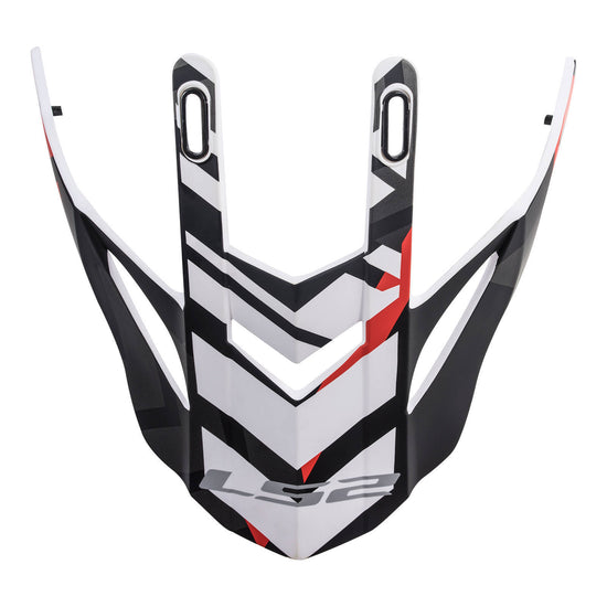 LS2 MX436 Pioneer Peak Xtreme - Matte Black / White / Red