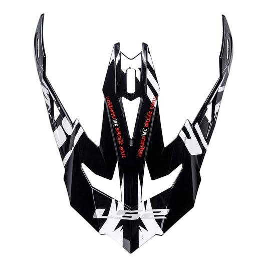 LS2 MX470 Subverter Peak - Emperor Black/White/Red