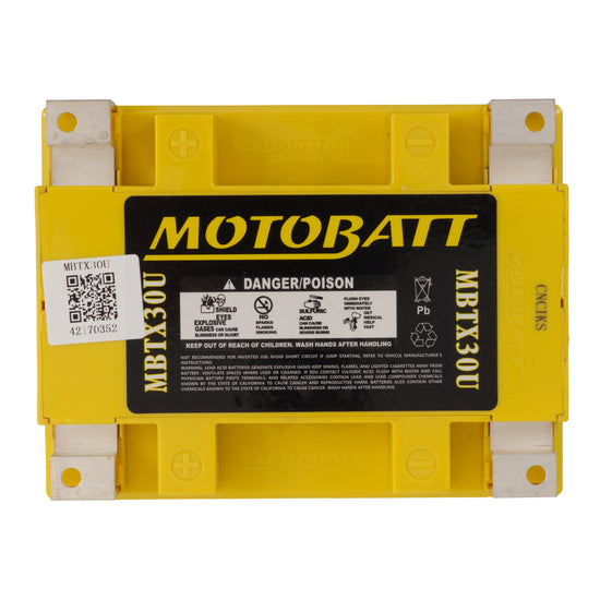 Motobatt Battery Quadflex AGM - MBTX30U
