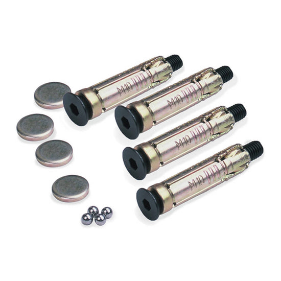 PACK OF 4 GROUND PLUGS,BOLTS,6MM BALL BEARINGS & CAPS FOR AN