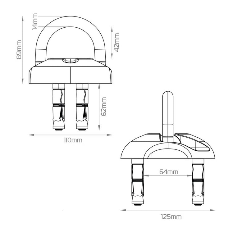 OXFORD ANCHOR FLAT - GROUND & WALL OXFORD ANCHOR KIT