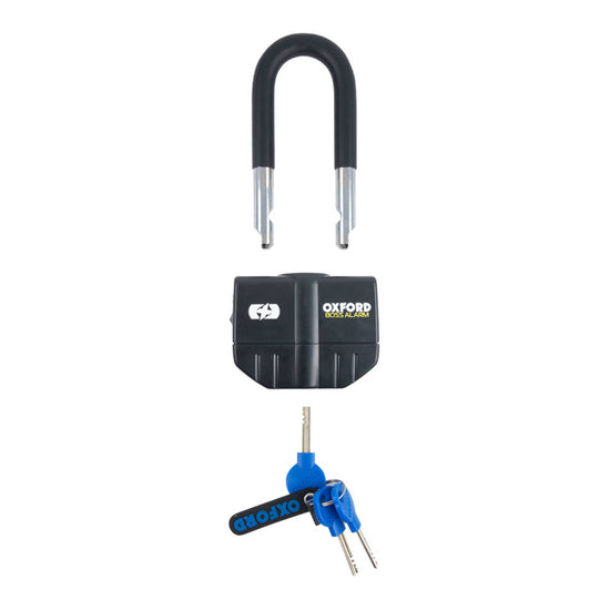 Oxford Boss Alarm 16mm Padlock - Black