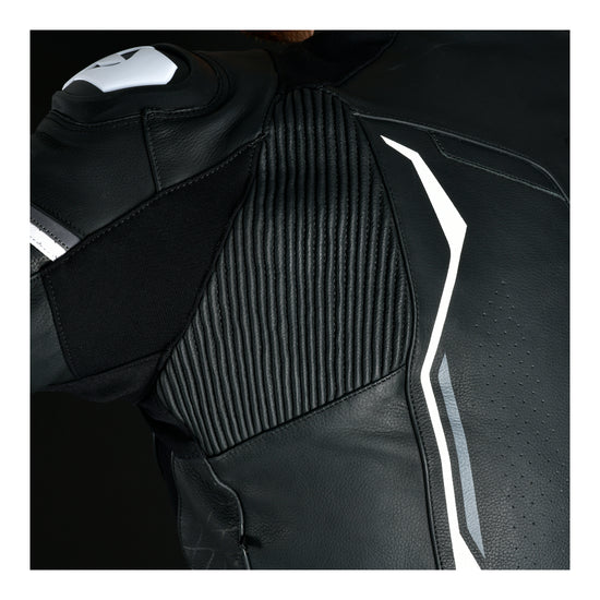 Oxford Nexus 1.0 Leather MS Jacket - Stealth Black