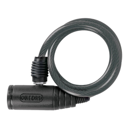 Oxford Bumper Cable Lock Smoke 6mm X 600mm