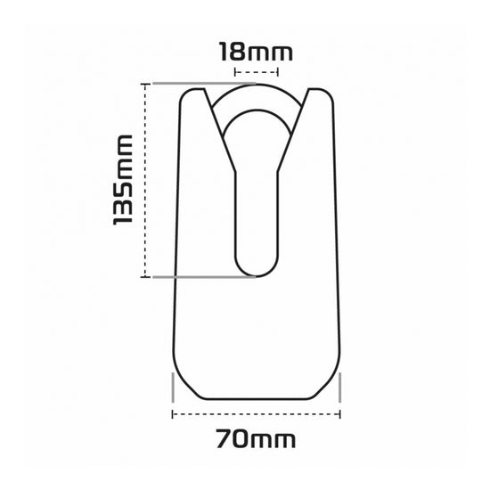 Oxford Monster Disc Lock - Yellow