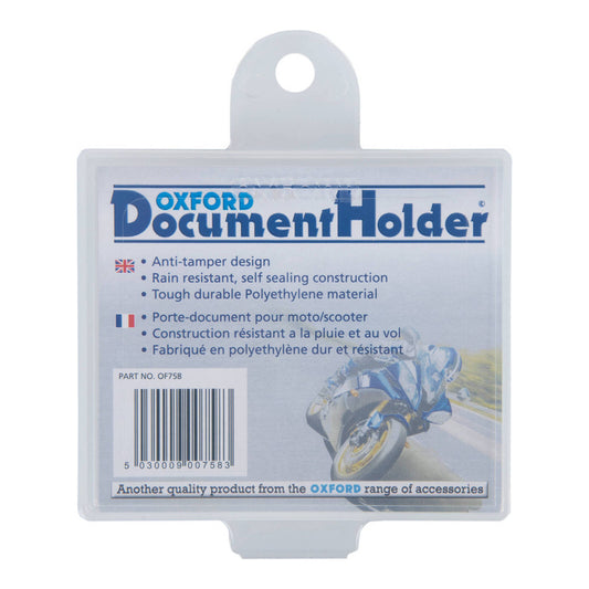 Oxford Plastic Insurance Slip Holder (Square)