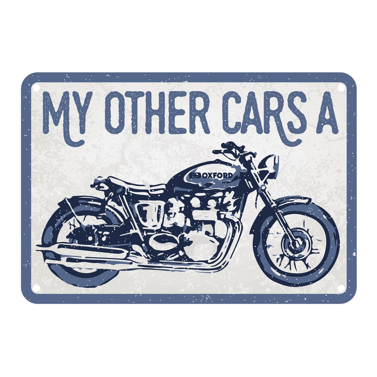 Oxford Garage Metal Sign: My Other Car's A