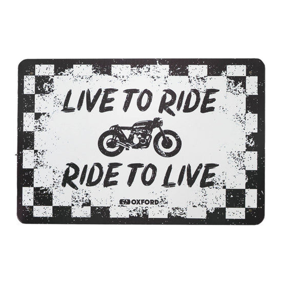 Oxford Garage Metal Sign: Ride