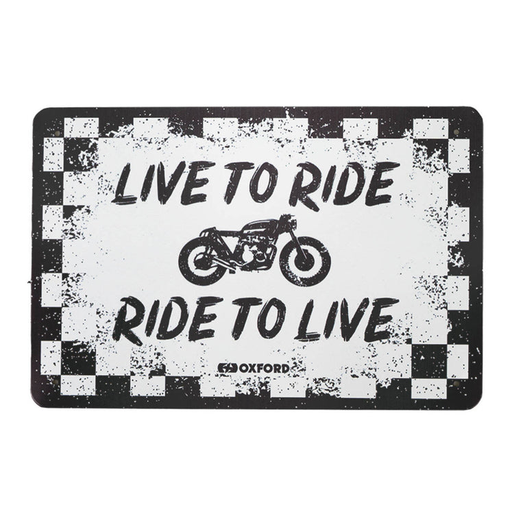 Oxford Garage Metal Sign: Ride
