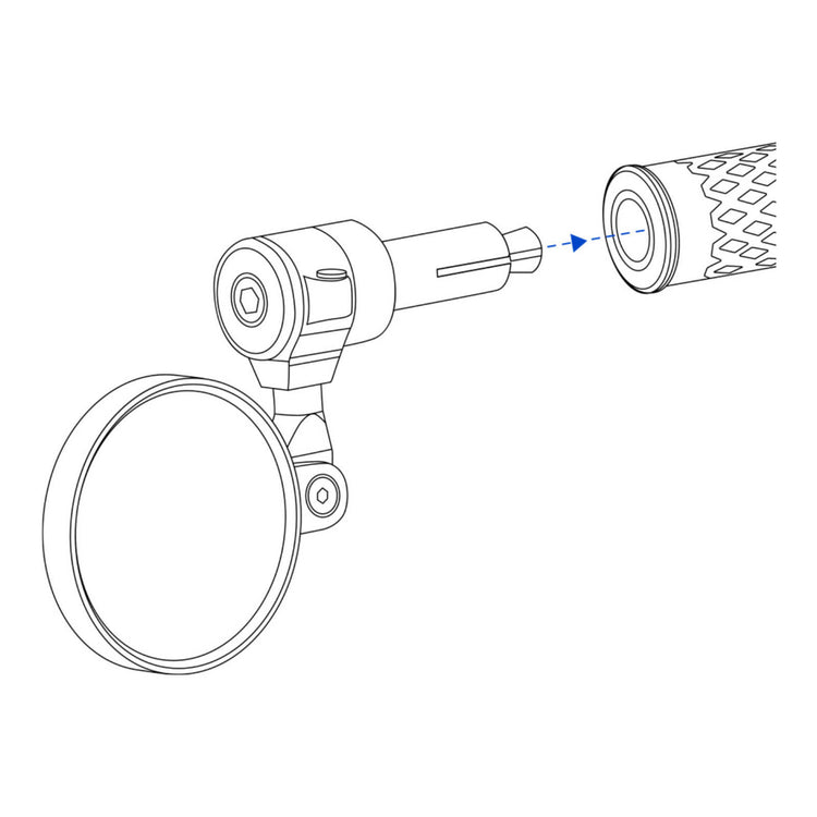 Oxford Cafe Bar Universal End Mirror