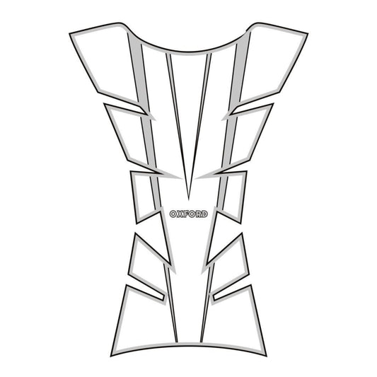 Oxford Sheer Arrow Tank Pad - Silver