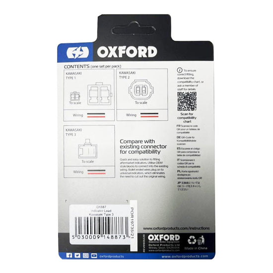 Oxford Indicator Leads Kawasaki Type 3