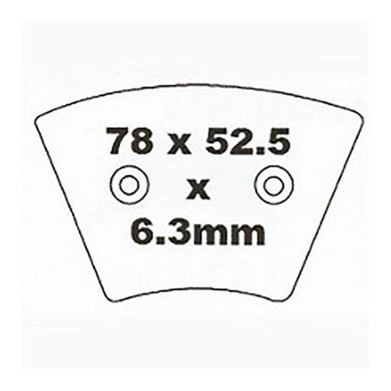 Premier Brake Pads - P Organic Standard