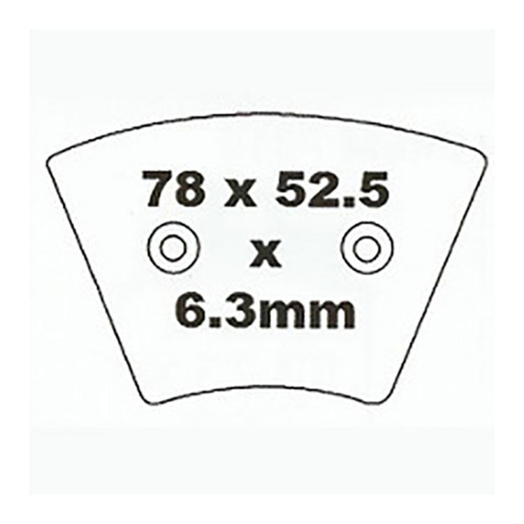 Premier Brake Pads - P Organic Standard