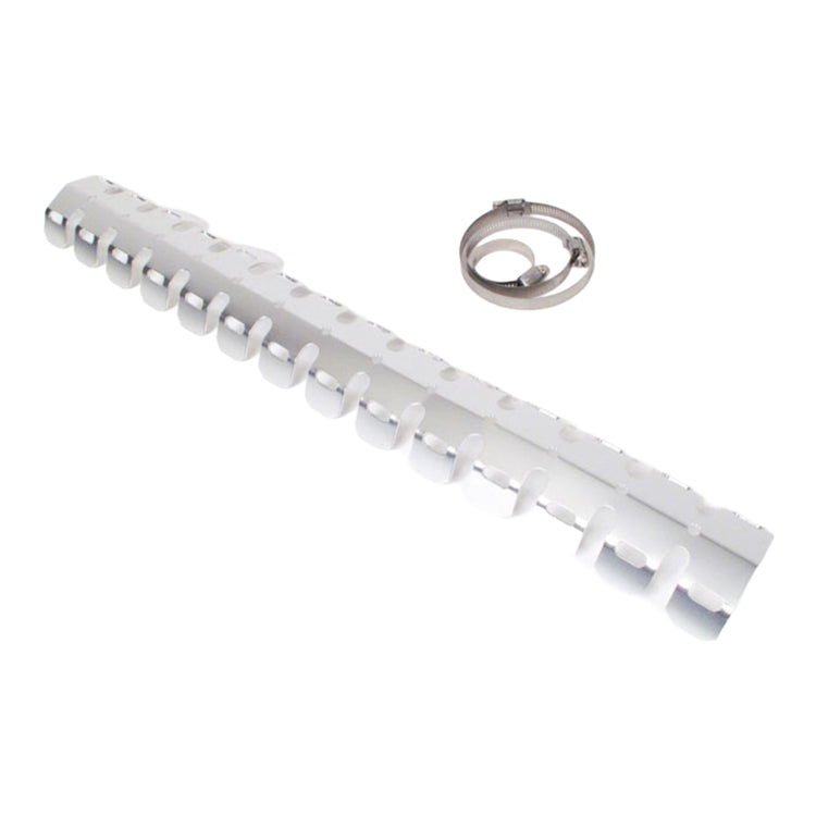 Whites Head Pipe Guard with Clamp - Silver
