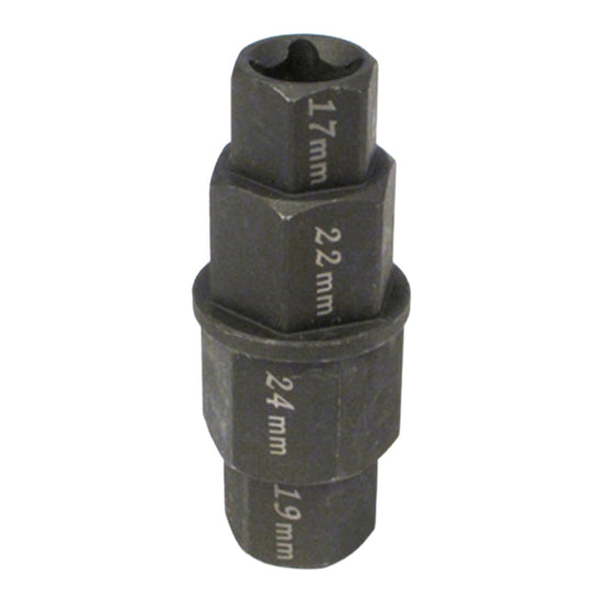 WHITES 4-IN-1 HEX AXLE TOOL 17 19 22 24mm CrMo