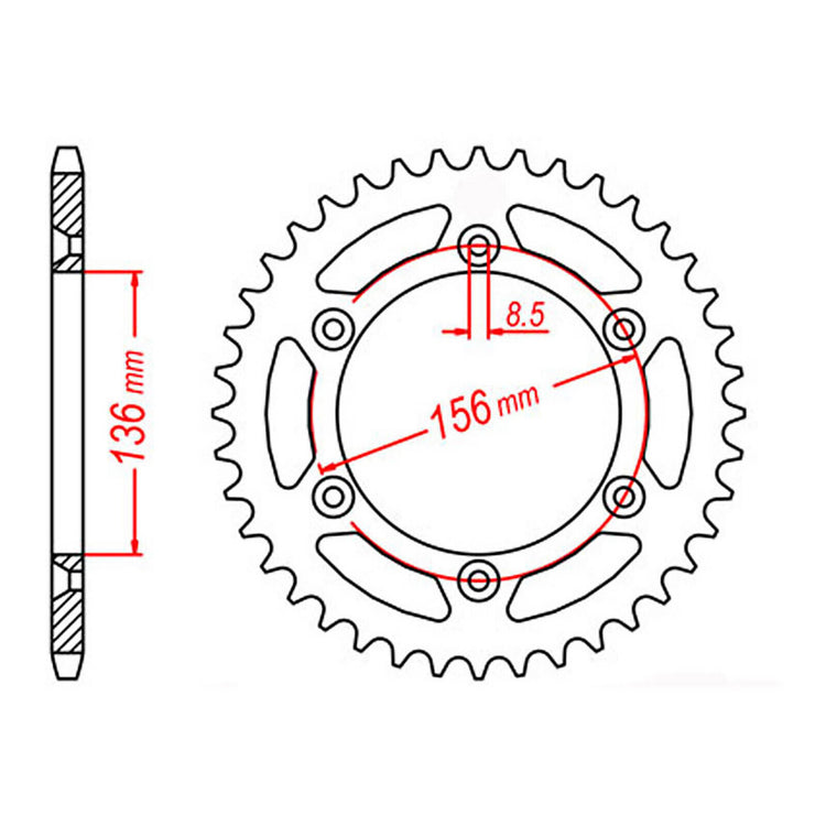 XAM Sprocket Kit Suzuki DR650 '96-'16 X-Ring Gold 520 Conv.15/41