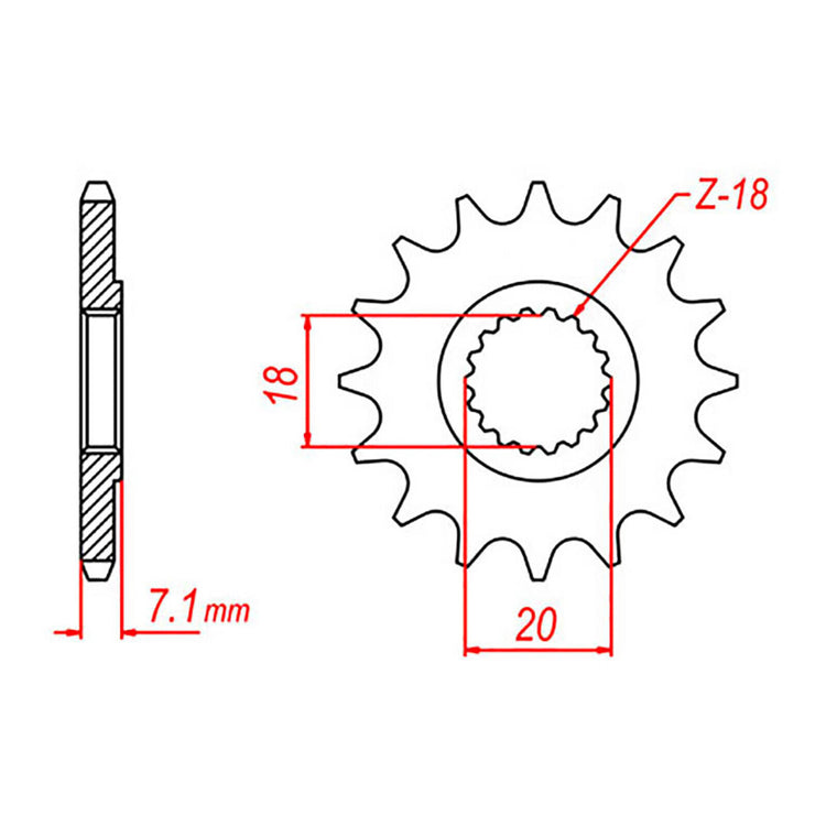 XAM Sprocket Kit Suzuki RM125 NSDCG2 12/49