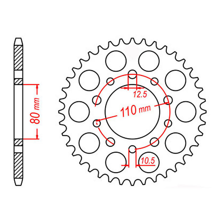 XAM Sprocket Kit Honda CBR1000F '89-'00 X-Ring 17/42