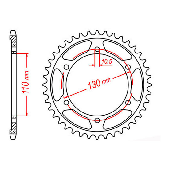 XAM Sprocket Kit Yamaha YZF-R1 '09-'14 X-Ring 17/47