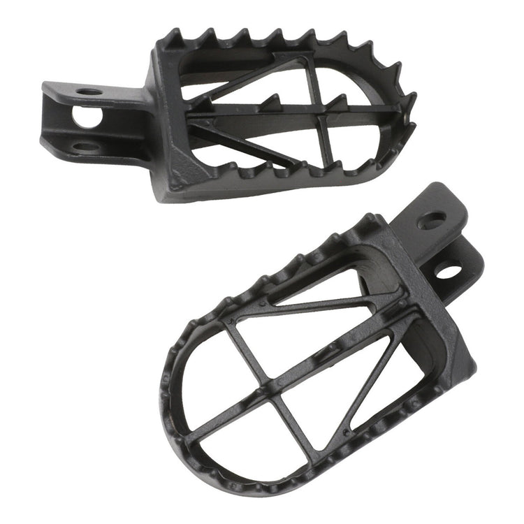 Zeta Wide Chromoly Mid Foot Pegs - Kawasaki KLX110 / KLX110L / Suzuki DR-Z50 / D