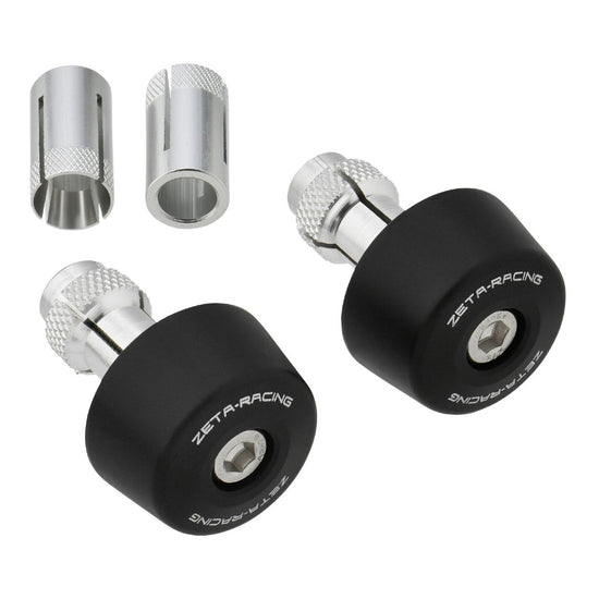 Zeta Bar End Sliders (2 Pack) - Black