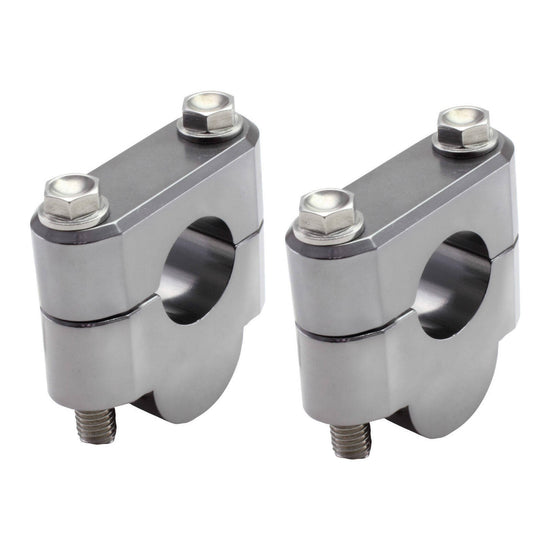 Zeta Handlebar Rise Kit 19mm Height - 22.2mm Bar - Titanium