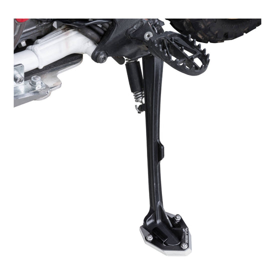 Zeta Side Stand Extender - Black / Silver - Honda CRF1000L Africa Twin / Adventu