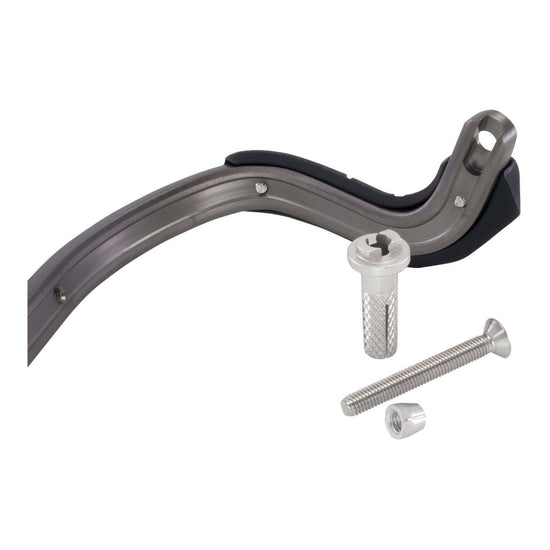 Zeta Pro Armour Handguards Bent - Titanium