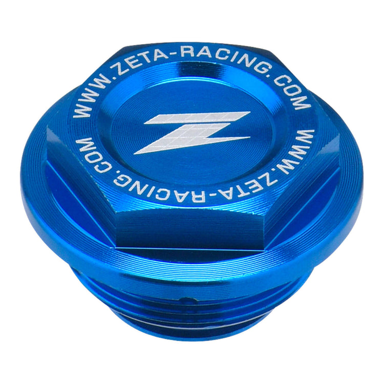 Zeta Rear Brake Reservoir Cover - Brembo KTM / Husqvarna / GasGas - Blue