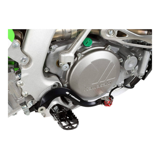 Zeta Trigger Brake Pedal - Kawasaki KX450F ('16-'20) - Red