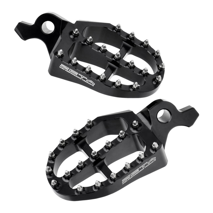Zeta Aluminium Foot Pegs - Yamaha YZ ('23-) - Black
