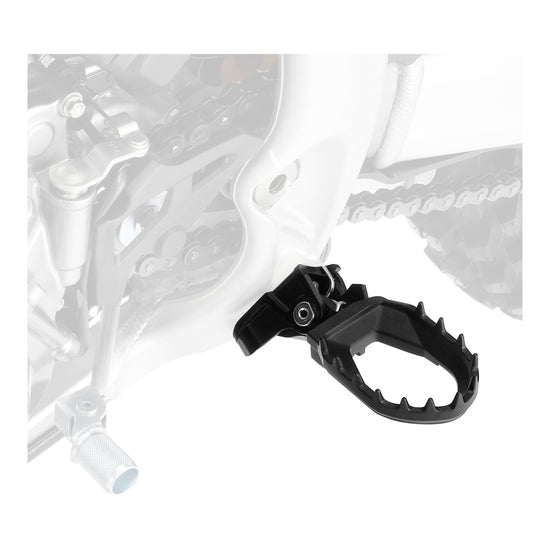 Zeta Max Foot Pegs - Honda CRF250R - Black
