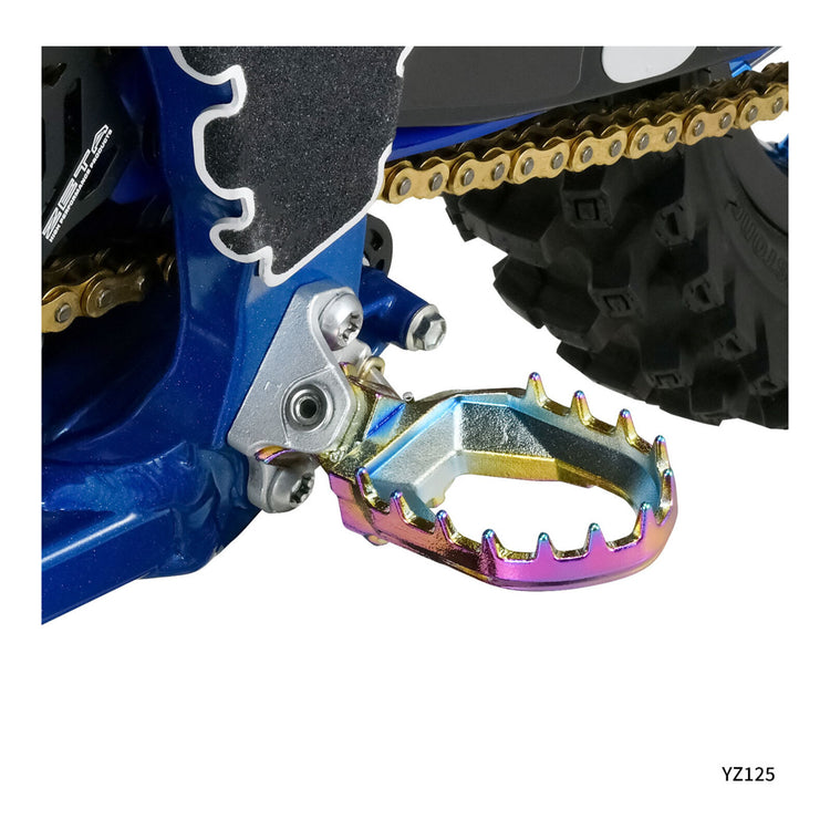 Zeta Max Foot Pegs - Yamaha YZ 2-Stroke - Oil Slick